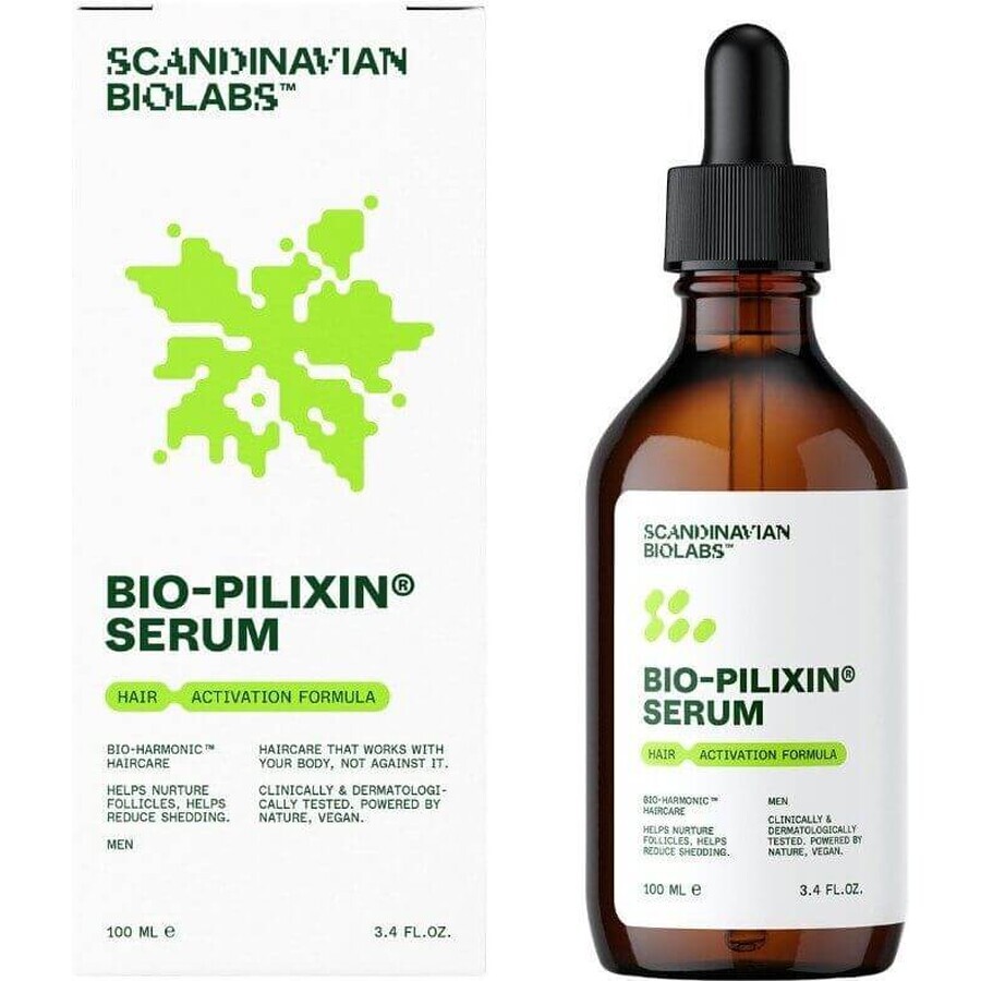 Scandinavian Biolabs® Bio-Pilixin® Activation serum para frenar la caída del cabello y favorecer su crecimiento para hombres 100 ml