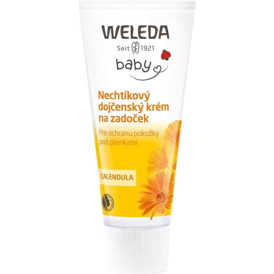 Weleda Baby Cremă pentru bebeluși cu calendula pentru iritația scutecului, 75 ml