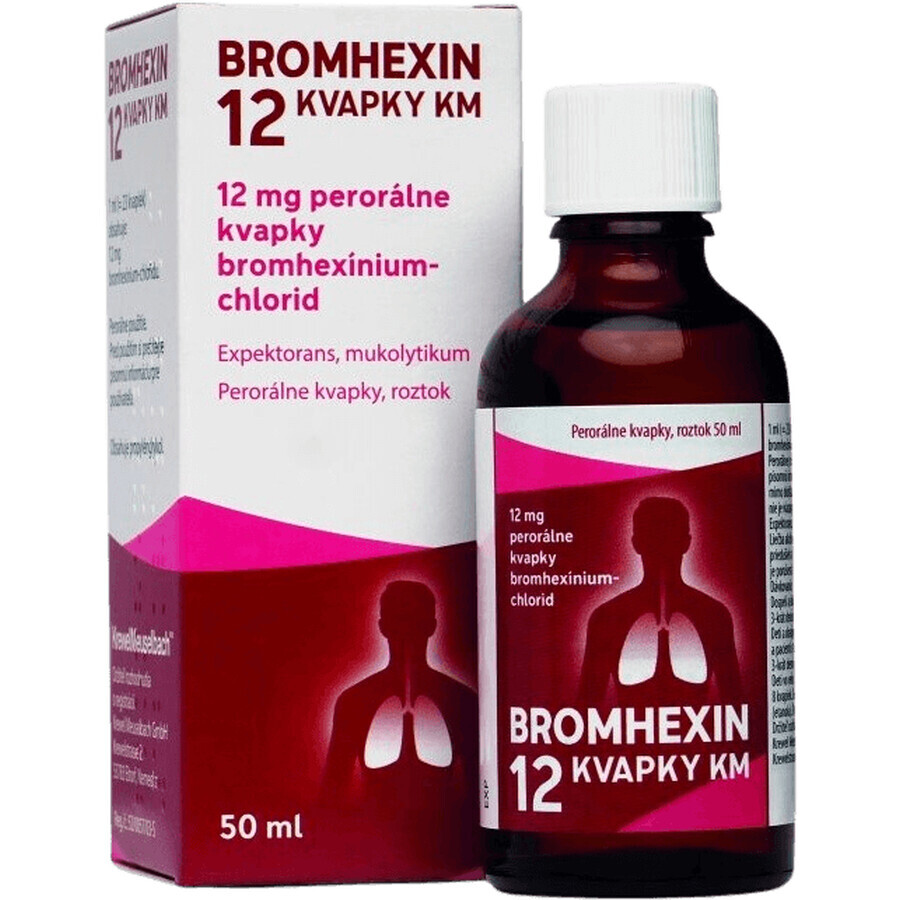 Bromhexine 12 drops 50 ml