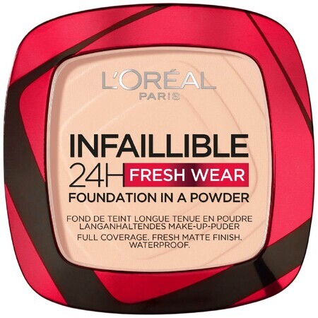 L'Oréal Paris Infaillible 24H Fresh Wear Makeup Powder 180 Rose Sand 9 g