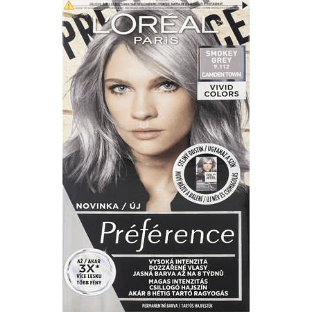 L'Oréal Paris Préférence Vivid Colors colore permanente per capelli 9.112 Camden Town 150 ml