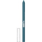 Maybelline New York Tattoo Lápiz de ojos de gel 814 Blue Disco Eye Pencil, 1,3 g