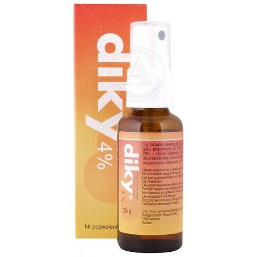 Diky 4% Air Deo Air Gel Spray 25 g