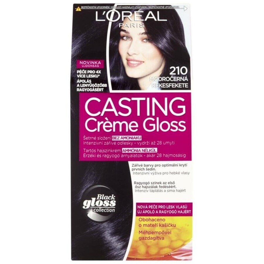 L'Oréal Paris Haarfarbe Casting Crème Gloss 210 Blau-Schwarz