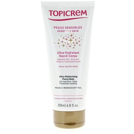 Topicrem Ultra moisturizing body lotion with pearls 200 ml