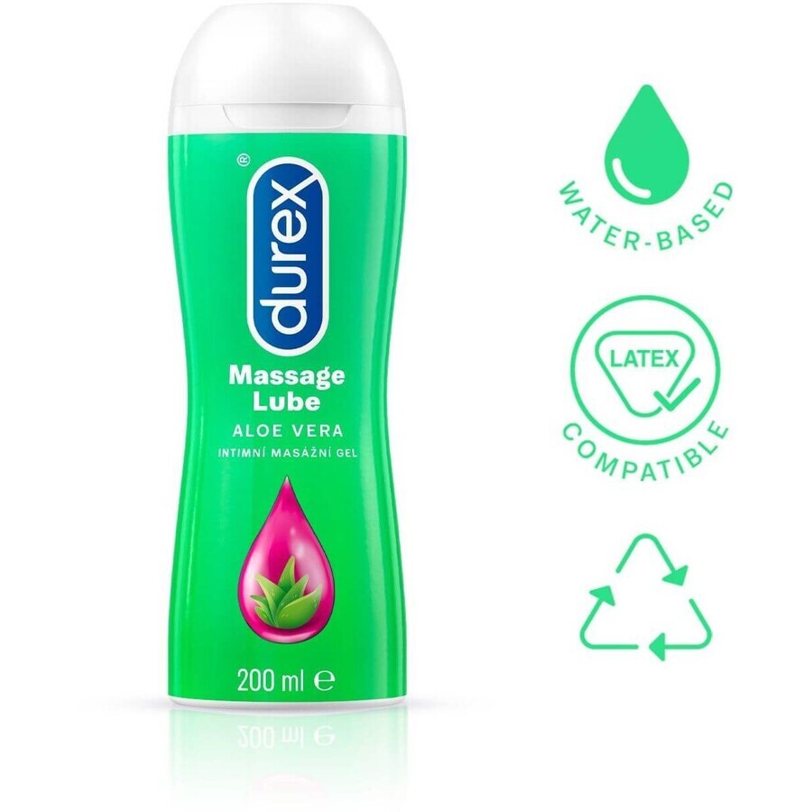 Durex Lubricating Play Massage Gel 2in1 mit Aloe Vera 200 ml