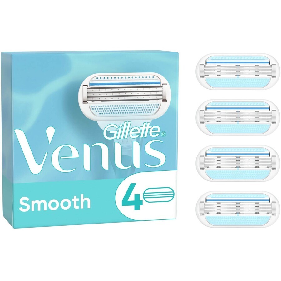 Gillette Venus têtes de remplacement Venus Smooth 4 pcs