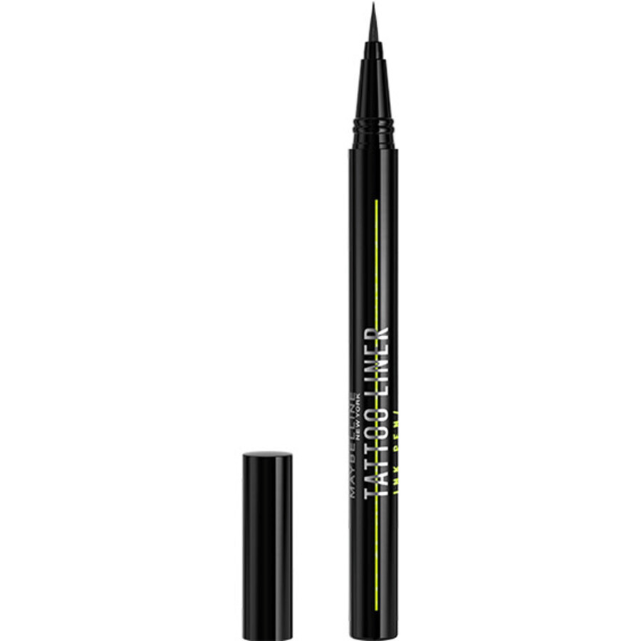 Maybelline Maybelline New York Tattoo Liner Ink Pen Schwarzer, matter, flüssiger Eyeliner im Stift, 1 ml