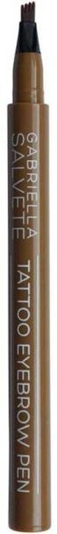 Gabriella Salvete Eyebrow Fix Augenbrauen Tattoo Stift 02 Braun 0.28 g