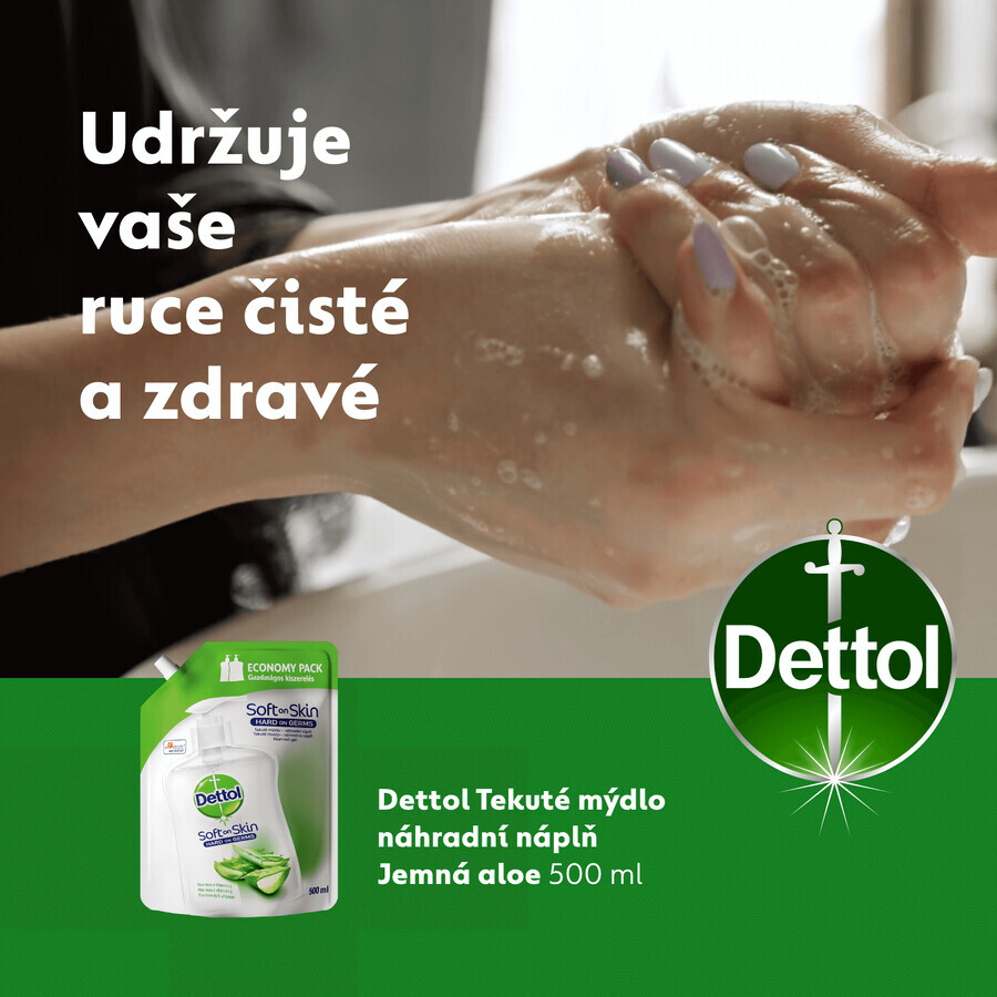 Dettol Refill Flüssigseife Aloe Vera und Vitamin E 500 ml