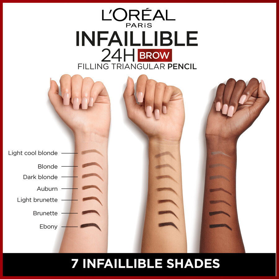 L'Oréal Paris Infaillible Brows 24H Filling Triangular Pencil 05 Light Brunette Brauenstift