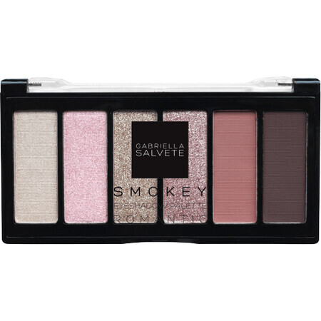 Gabriella Salvete Lidschatten Palette 6 Lidschatten Palette 02 Smokey Romantic 12,5 g