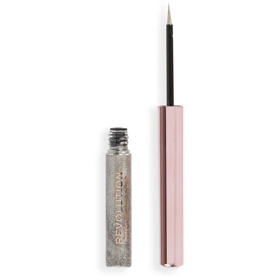 Revolution Super Flick Flüssiger Eyeliner Silber Eyeliner 2.4 ml