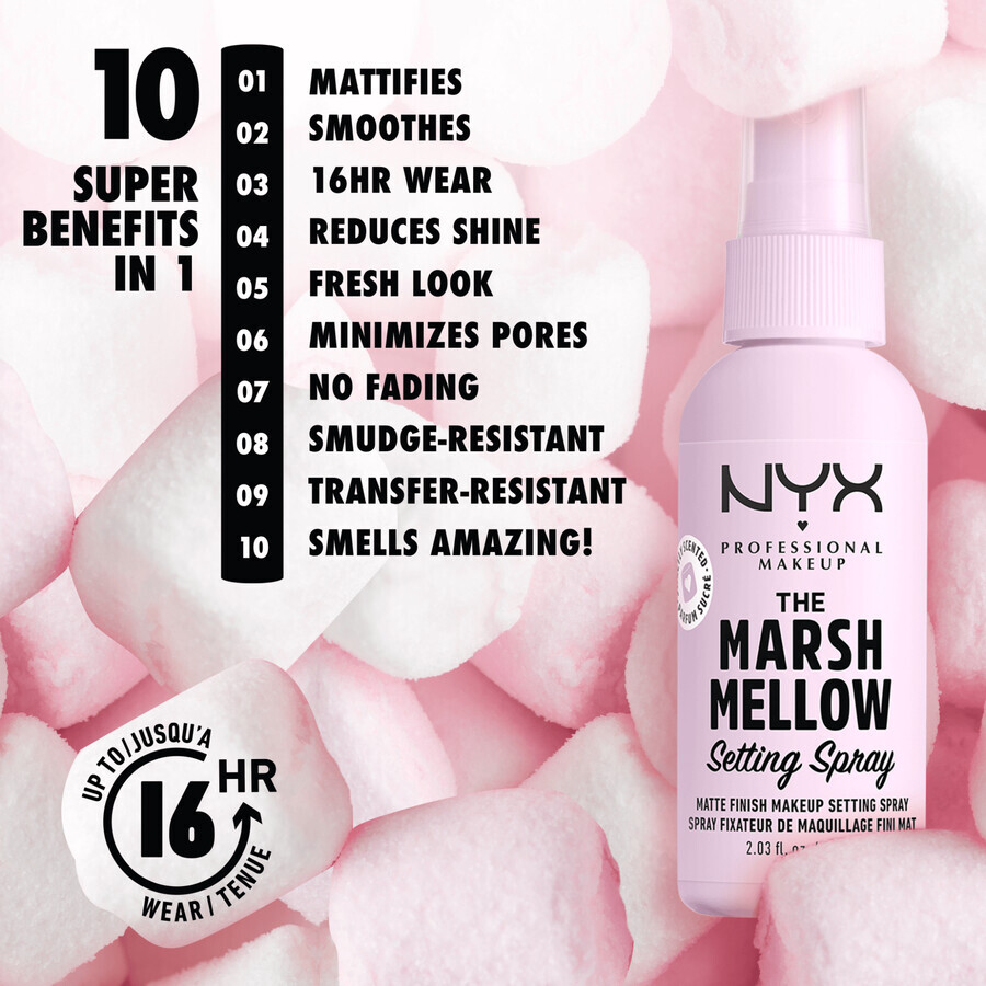 NYX Professional Makeup Marshmellow Hold Haarspray Halten Sie Haarspray 05 60 ml