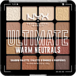 NYX Professional Makeup Ultimate Shadow Palette Palette di ombretti neutri e caldi