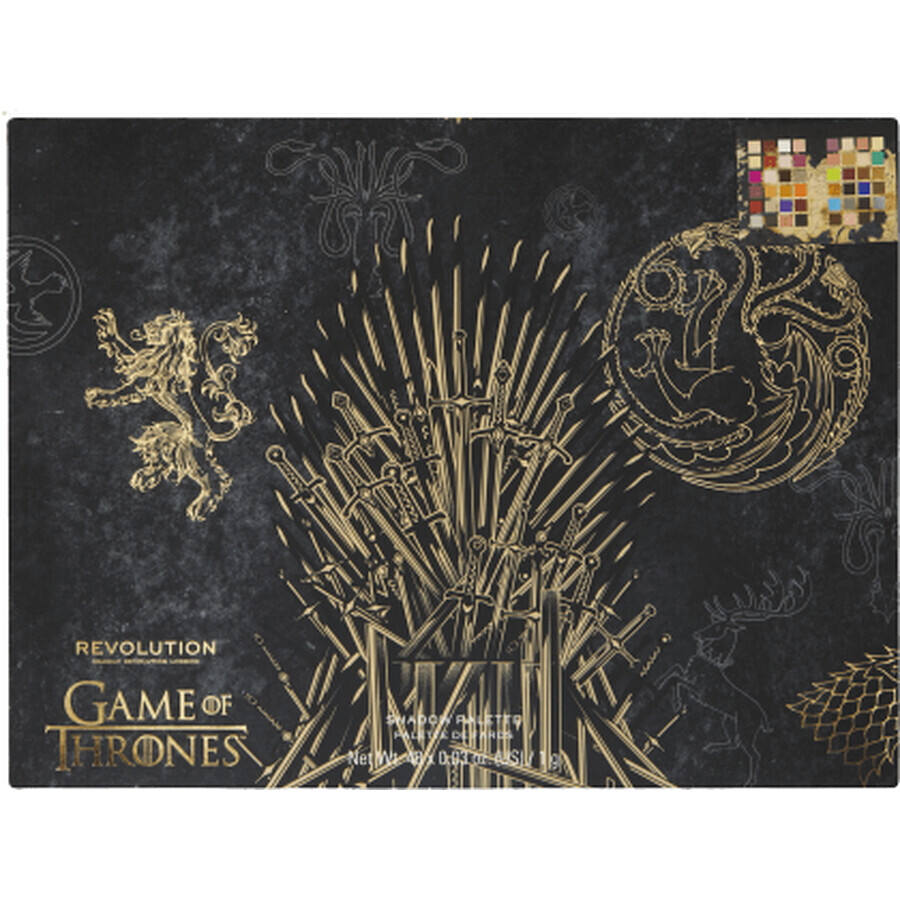 Revolution X Game of Thrones Game of Thrones Westeros Map Palette, palette ombretti