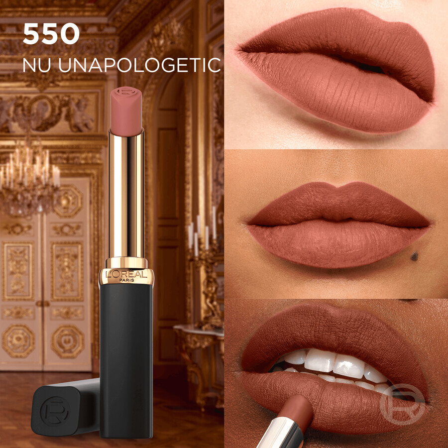 L'Oréal Paris Color Riche Intense Volume Matte Lipstick 550 le nude unapolo, 1.8 g