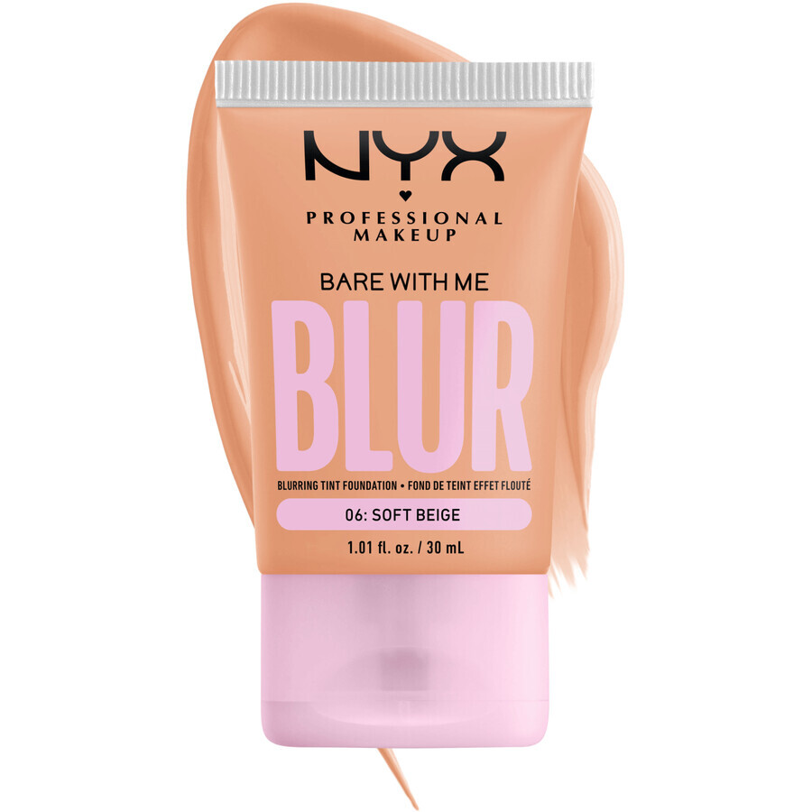 NYX Professionele Make-up Bare With Me Blur Tint 06 Zacht Beige, 30 ml