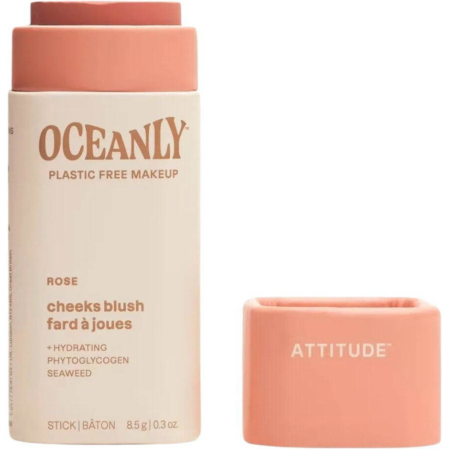 Attitude Oceanly Solid Cream Blush - Rose 8.5 g