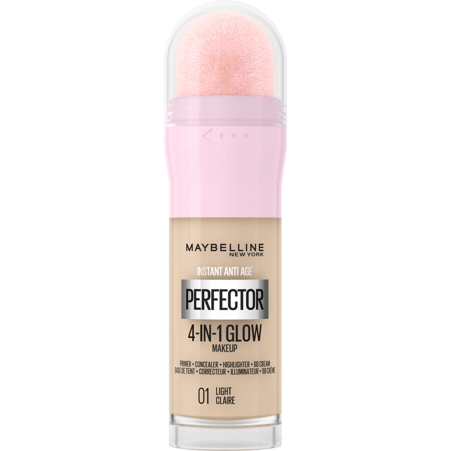 Maybelline New York Instant Perfector 4-in-1 Glow 01 Licht Verhelderende Make-up, 20 ml