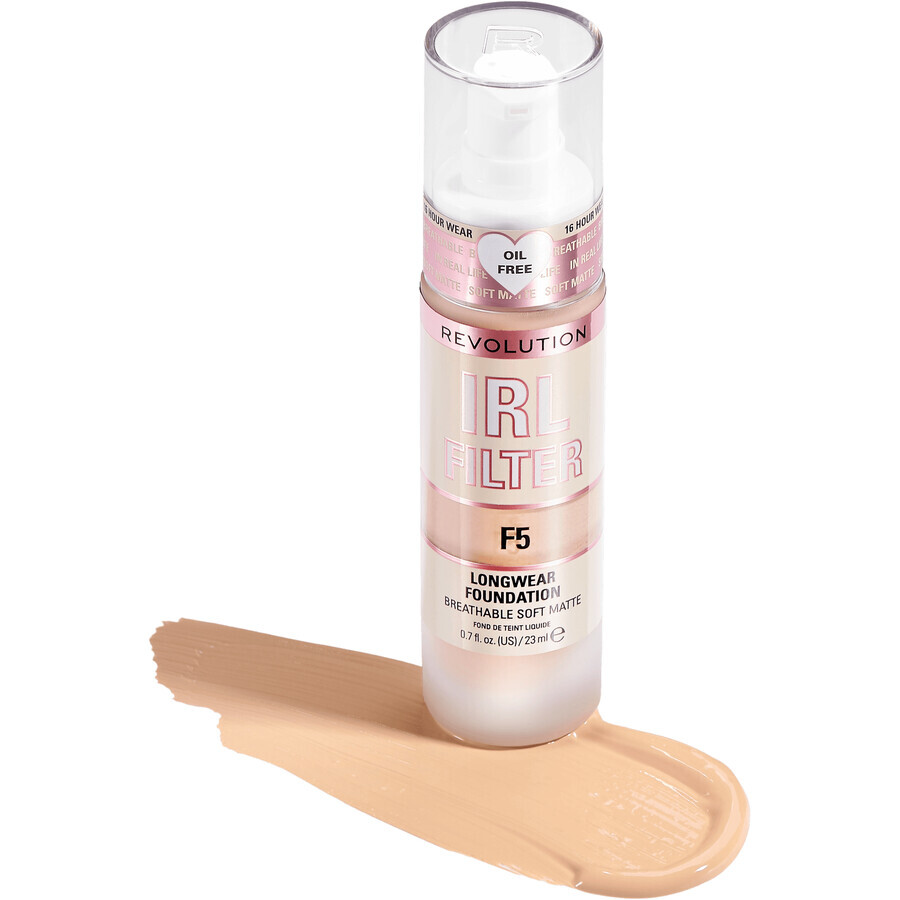 Revolution IRL Filter Filter Longwear Foundation F5, Make-up 23 ml