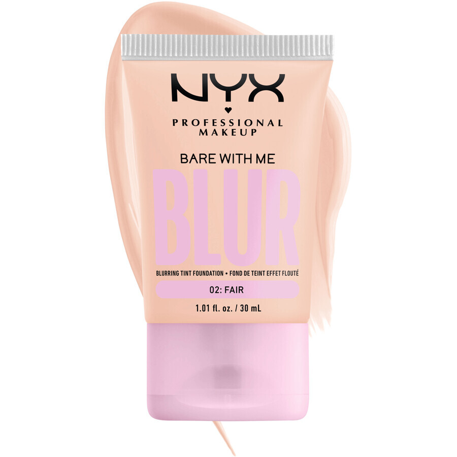 NYX Professional Makeup Bare With Me Blur Tint 02 Light Makeup, 30 ml