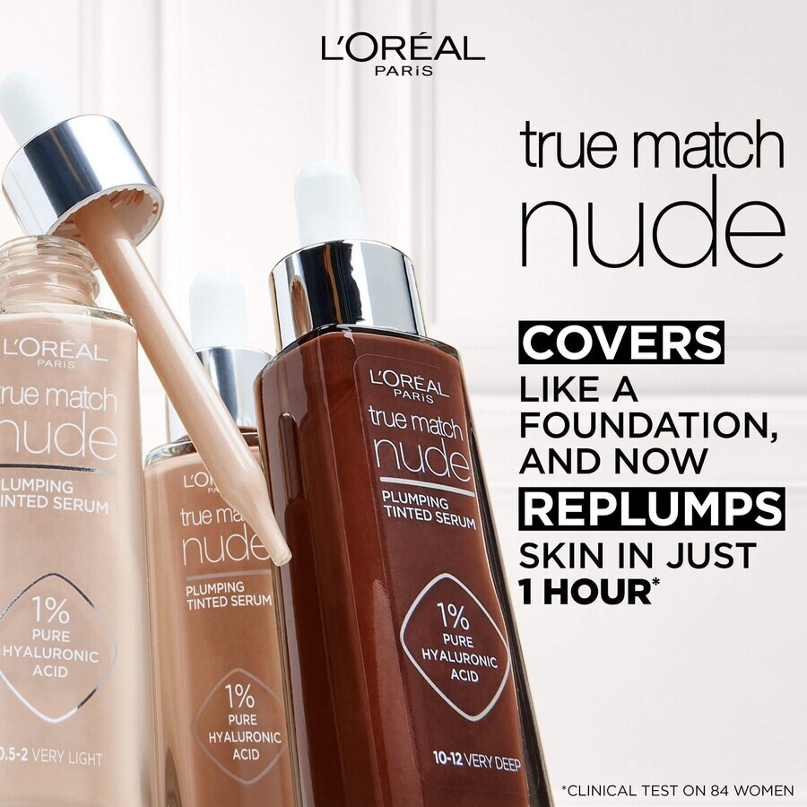 L'Oréal Paris True Match Nude Make-up Serum 3-4 Light Medium 30 ml