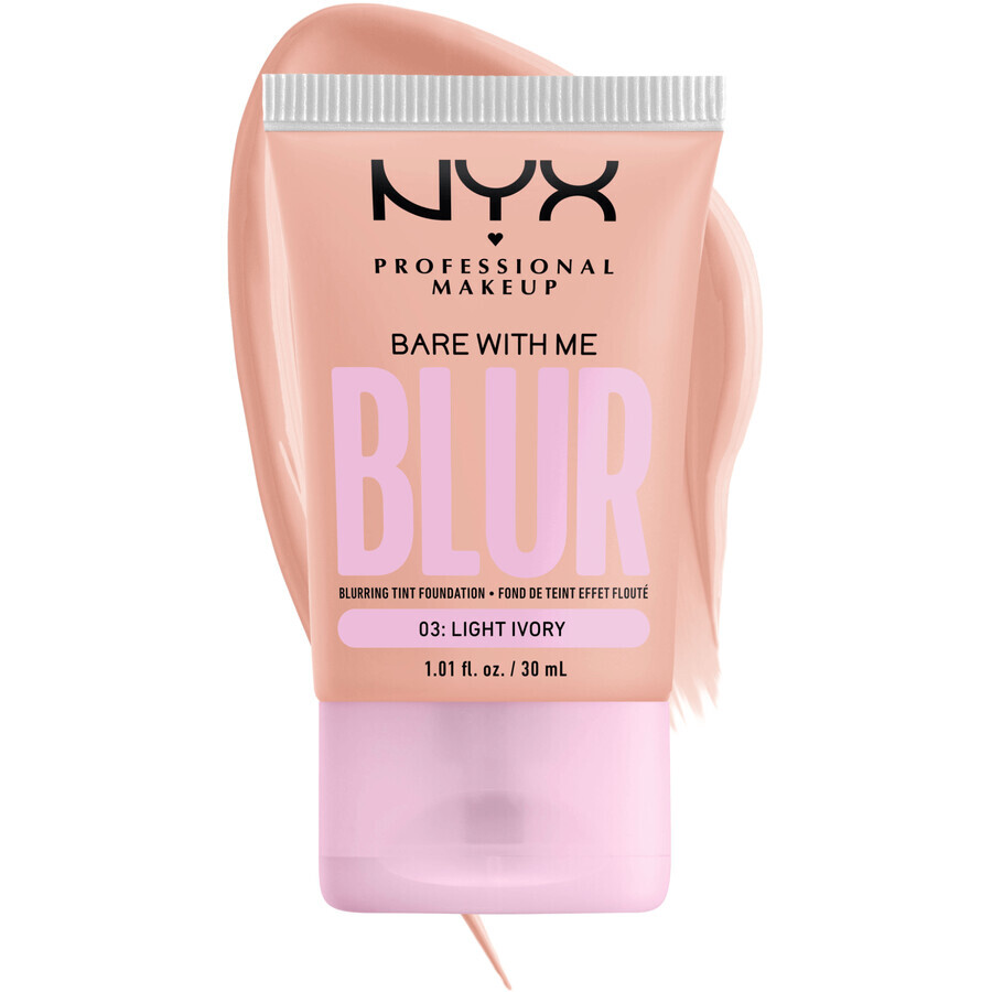 NYX Professional Makeup Bare With Me Blur Make-Up - 3 Light Ivory 30 ml