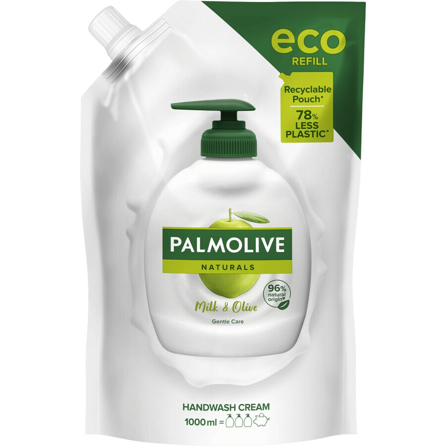 Palmolive Naturals Olijf & Melk 1000 ml navulling vloeibare zeep