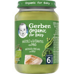 Gerber biologische broccoli met doperwten en kalkoen 190 g