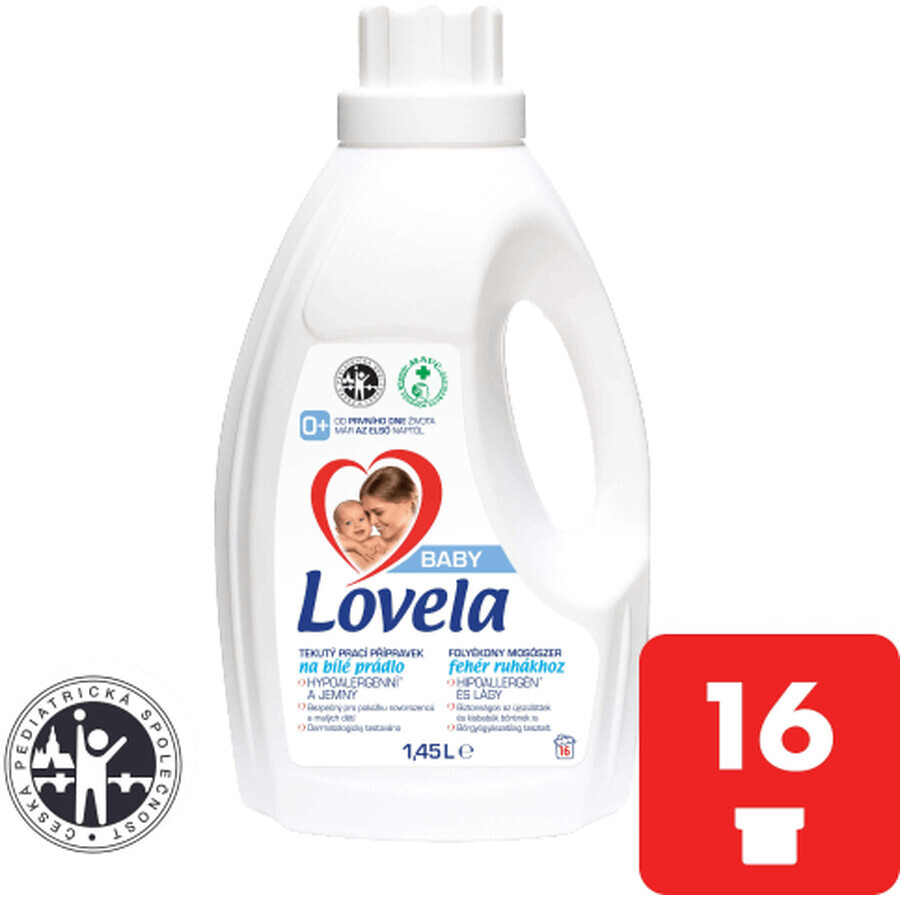 Lovela Baby weißes Flüssigwaschmittel 1,45 l