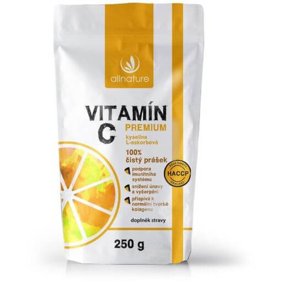 Allnature Vitamin C Pulver Premium 250 g