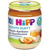 HiPP Bio-Fruchtduett Pfirsich und Heidelbeere mit Frischkäse 160 g