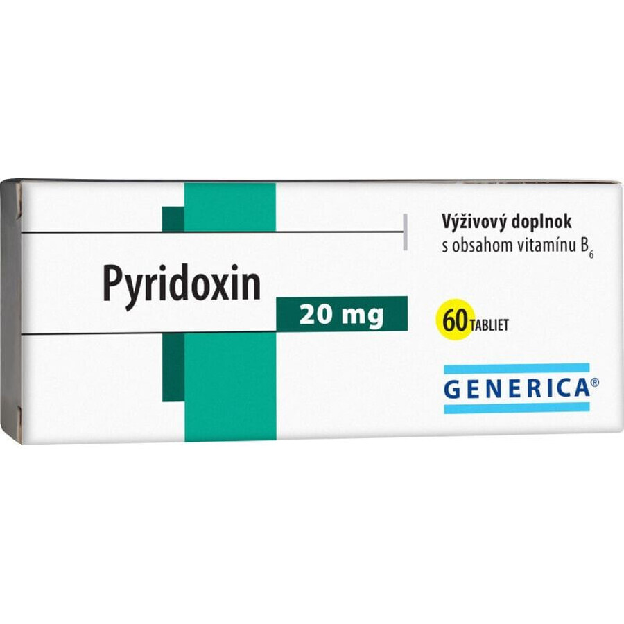 Generica PYRIDOXIN 60 comprimés