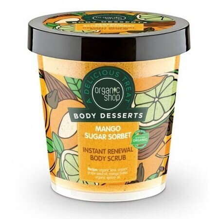 Natura Siberica Organic Shop - Mango Zucker Sorbet - Körperpeeling 450 ml