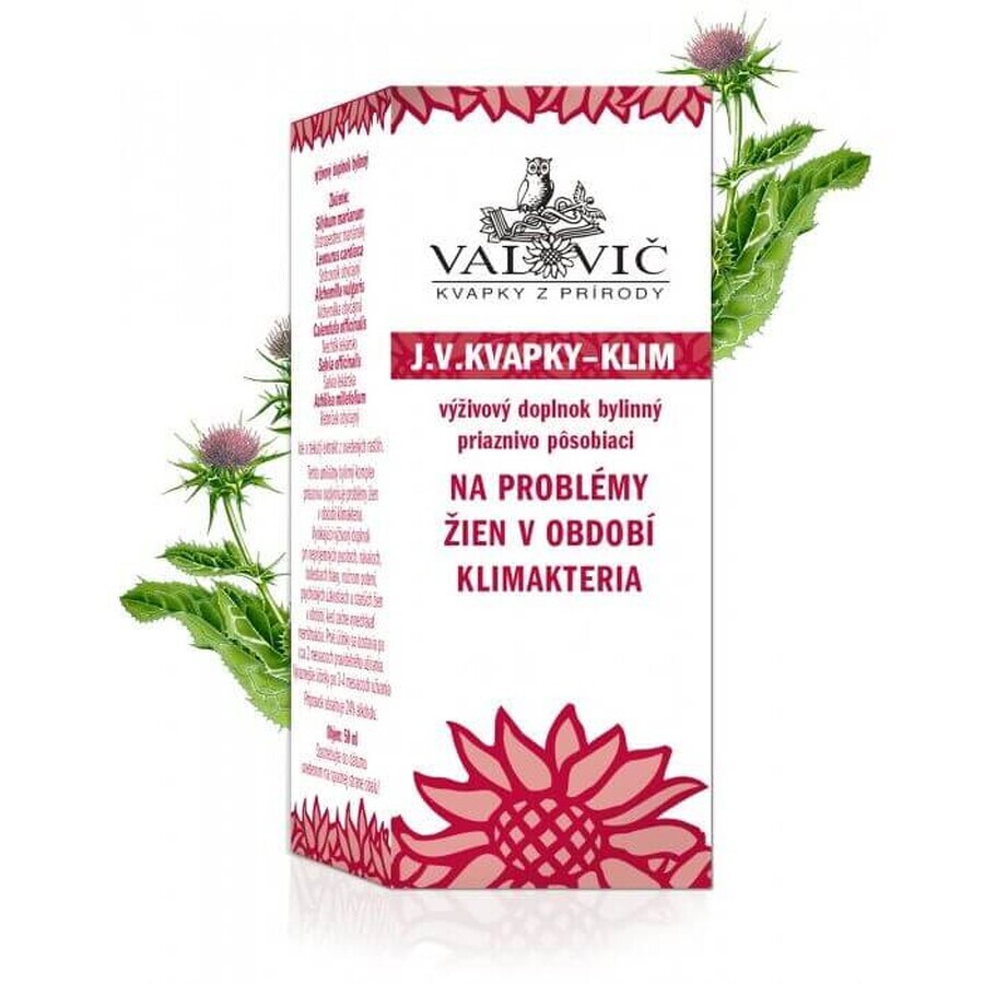 Valovici J.V. KVAPKY - KLIM pour les problèmes féminins de la ménopause 50 ml