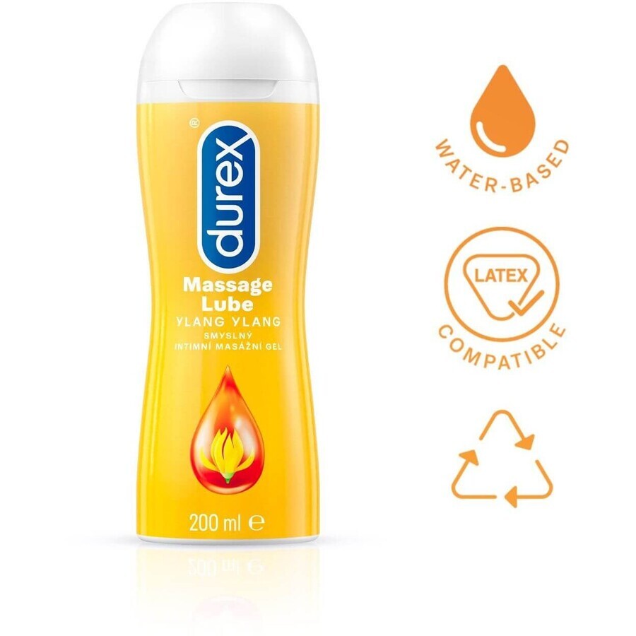 Durex Intimate Massage Gel 2in1 Ylang Ylang 200 ml