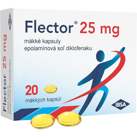 Flector 25 mg 20 capsules me