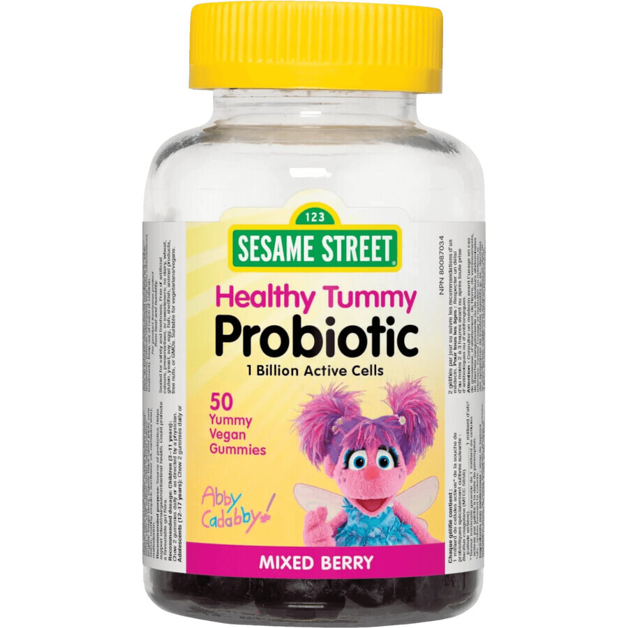 Webber Naturals Sesamstraße® Baby Probiotics für einen gesunden Bauch 50 Stück