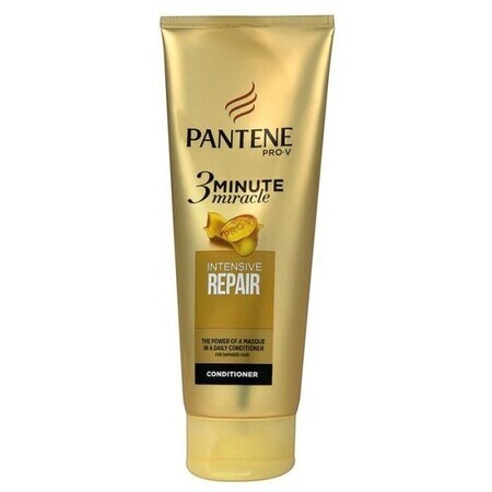 Balsam reparator intensiv Pantene Pro V 3 Minute Miracle pentru păr deteriorat 200 ml