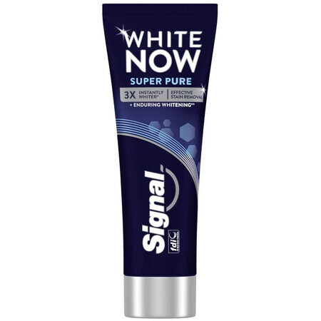 Zahnpasta Signal White Now Superpure 75 ml