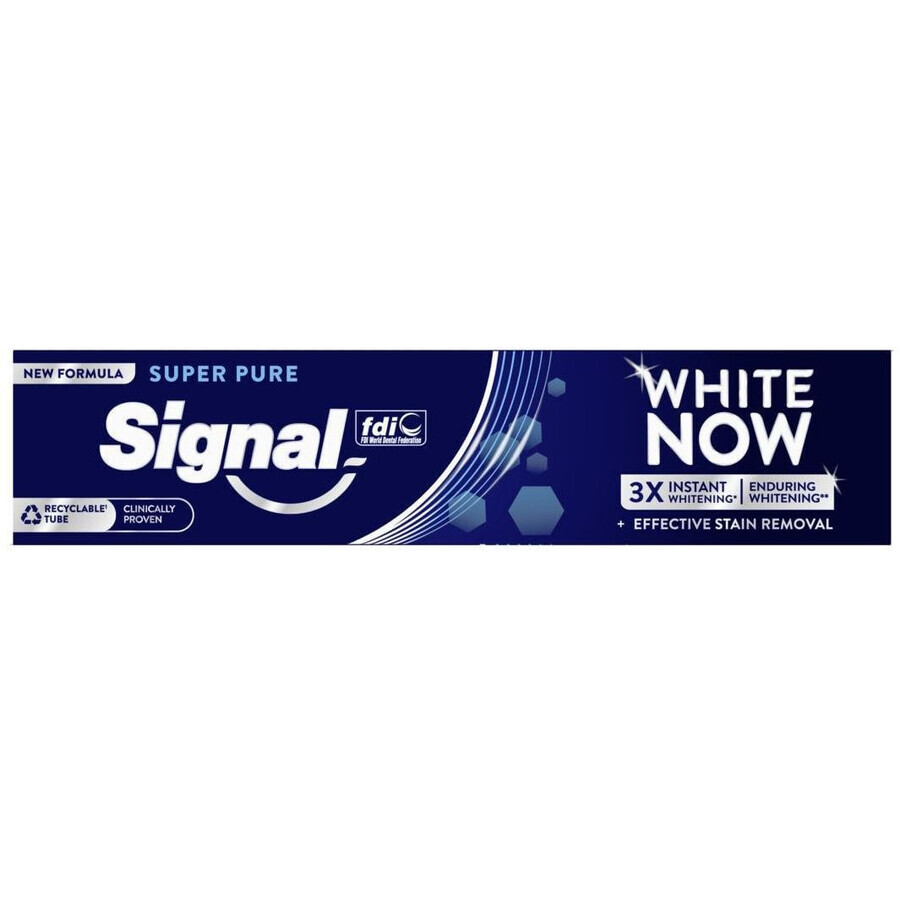 Zahnpasta Signal White Now Superpure 75 ml