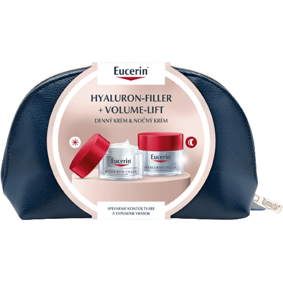 Eucerin Weihnachtstüte Hyaluron-Filler + Volumen-Lift - Tagescreme + Nachtcreme