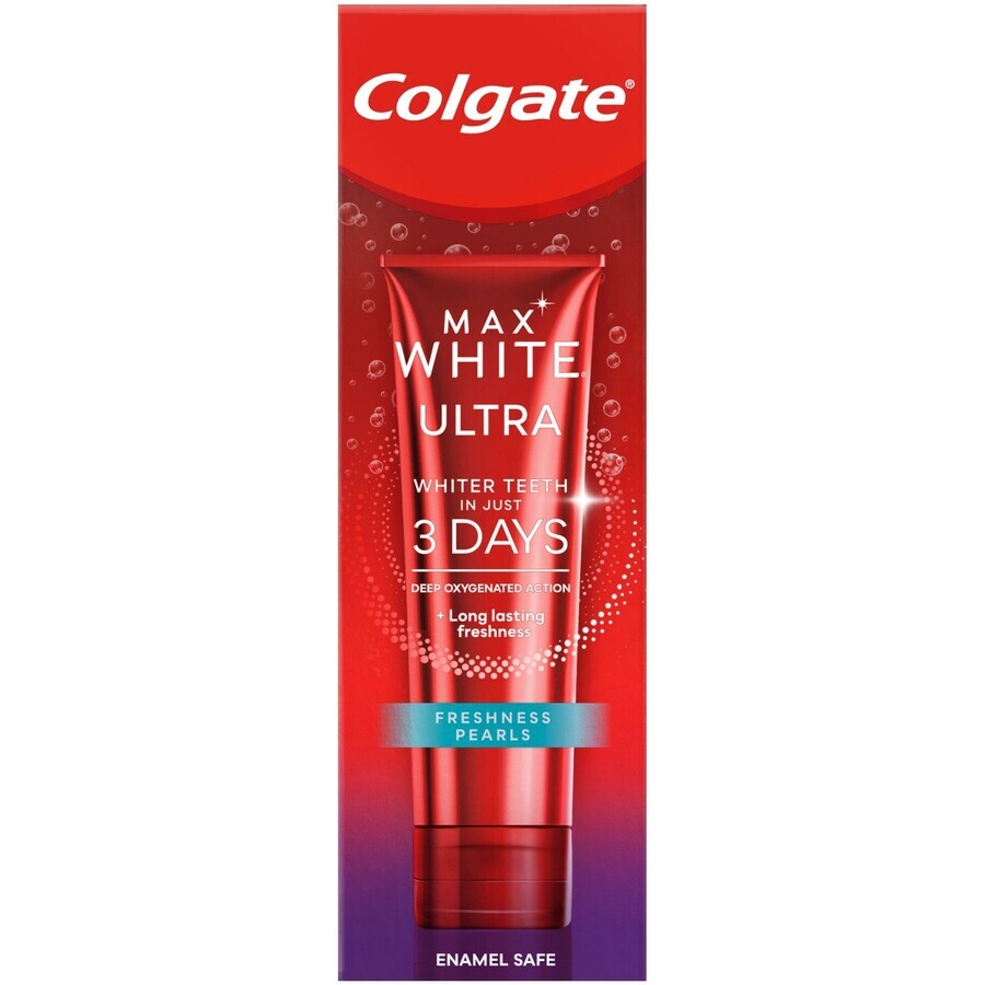 Colgate Max White Ultra Fresh Pearls blekende tandpasta 50 ml