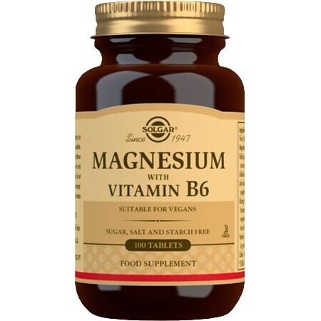 Solgar Magnesium+Vitamin B6 100 Tabletten