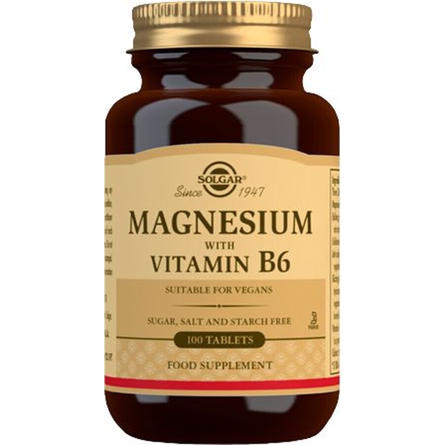 Solgar Magnesium+Vitamin B6 100 Tabletten