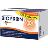 Biopron 9 Combinación de lactobacilos, bifidobacterias y fructooligosacáridos 80 cápsulas