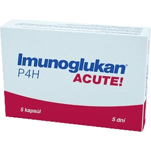 Pleuran Imunoglucan P4H ACUTE 300 mg 5 capsules