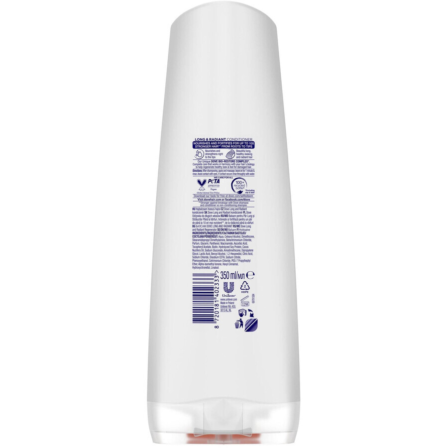 Dove Long and Radiant Conditioner 350 ml