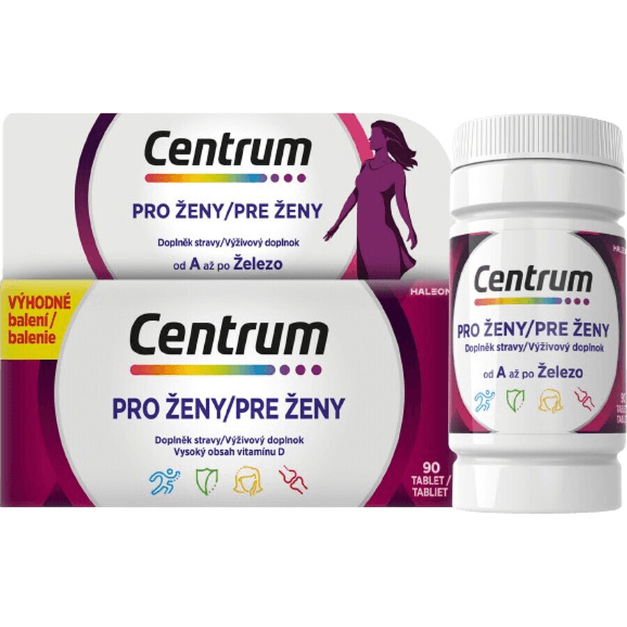 Centrum multivitamínico para mujeres 90 comprimidos